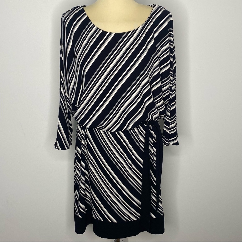 White House Black Market Horizontal Striped Dress